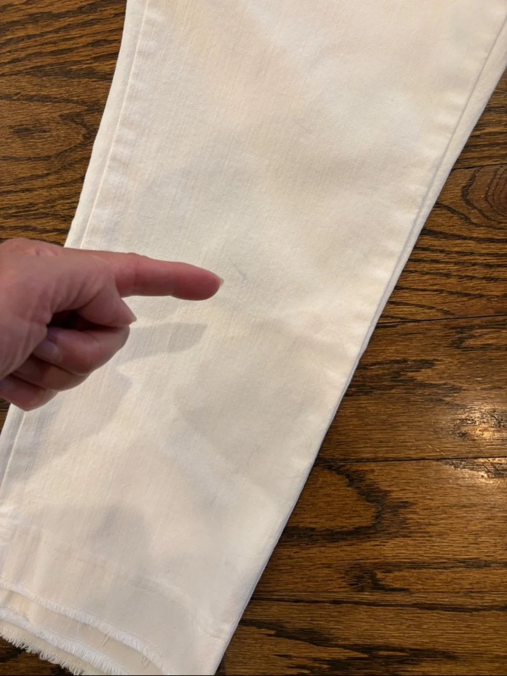 Democracy White Ankle Kick Flare Jeans with Ab technology size 6 - Picture 8 of 8